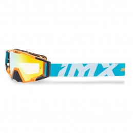 Gogle iMX Racing Sand Orange Matt/Blue/White z Szybą Orange Iridium + Clear (2 szyby w zestawie)