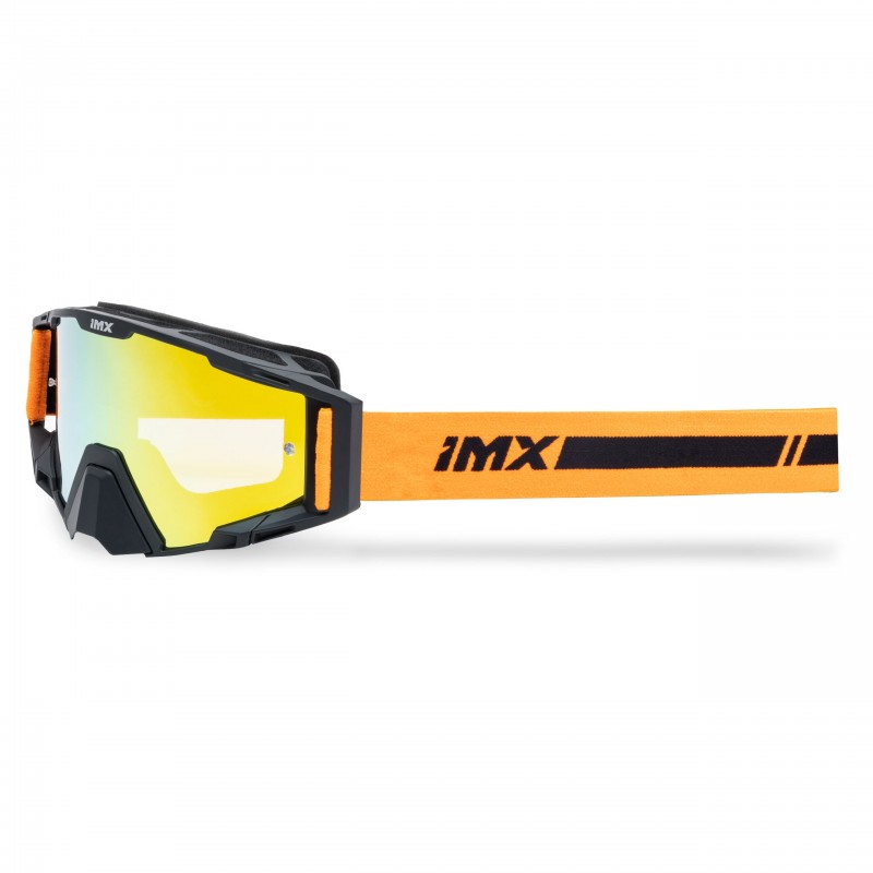Gogle iMX Racing Sand Black Matt/Orange z Szybą Orange Iridium + Clear (2 szyby w zestawie)