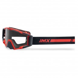 Gogle iMX Racing Sand Red Matt/Black z Szybą Red Iridium + Clear (2 szyby w zestawie)