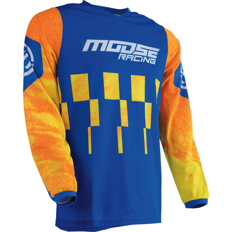 MOOSE RACING Bluza Qualifier Orange/Blue Senior