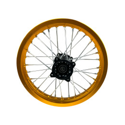 Felga 14 tył 1.85x14' (aluminiowa) pitbike MRF złota