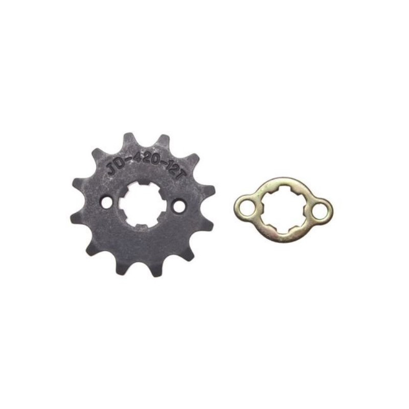 Zębatka zdawcza 12T 420 - średnica wewnętrzna 17mm/14mm