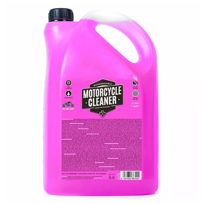 Biodegradowalny płyn do mycia motocykla z nanotechnologią - 5L - Nano Tech Motorcycle Cleaner