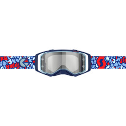 SCOTT Gogle Prospect Ethika blue/red/silver chrome works LIMITED