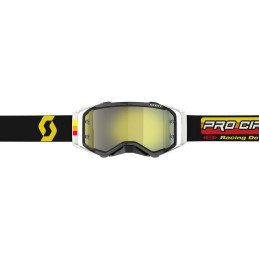 SCOTT LIMITED Gogle Prospect PRO CIRCUIT black/white/yellow chrome works