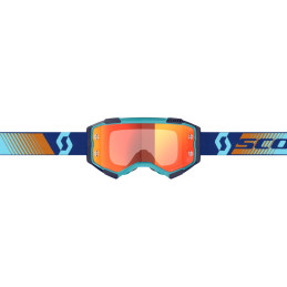 SCOTT Gogle Fury royal blue/orange/orange chrome works
