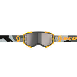 SCOTT Gogle Fury camo grey/yellow silver chrome works