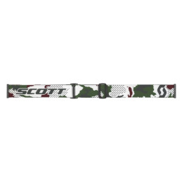 SCOTT Gogle Fury dark green/white/silver chrome works