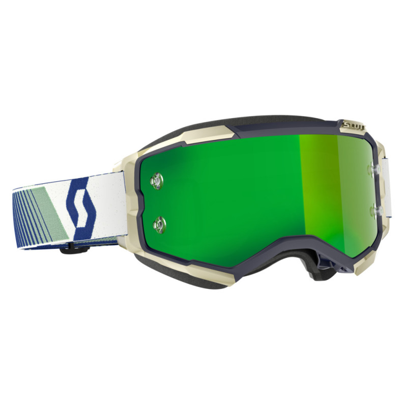 SCOTT Gogle Fury Team blue/green/green chrome works