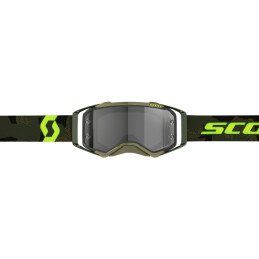 SCOTT Gogle Prospect LS kaki green/neon yellow/light sensitive grey work