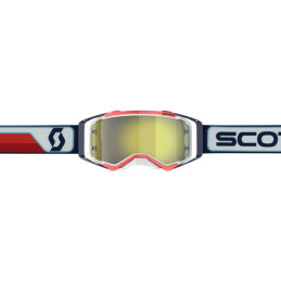 SCOTT Gogle Prospect red / white / yellow chrome works