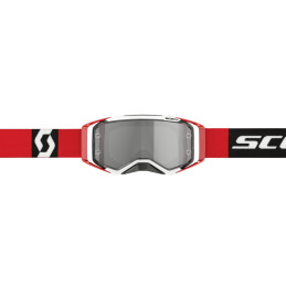 SCOTT Gogle Prospect red/black/silver chrome works