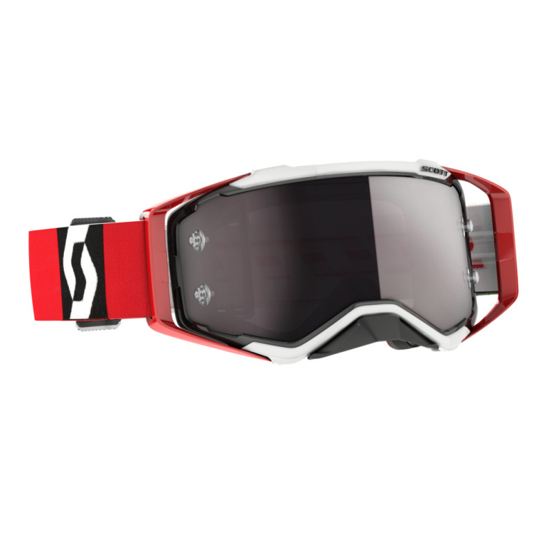 SCOTT Gogle Prospect red/black/silver chrome works