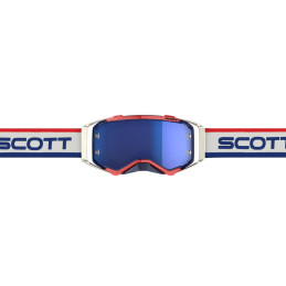 SCOTT Gogle Prospect retro white/blue/blue chrome works