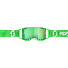 SCOTT Gogle Prospect green / white / green chrome works