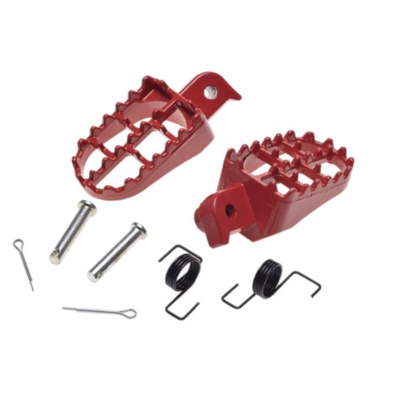 Podnóżki czerwone Honda CRF50