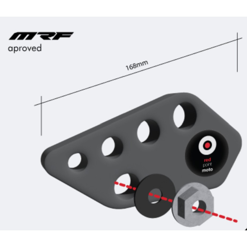 Dedykowana osłona łańcucha do MRF 140 SM od Red Point Moto