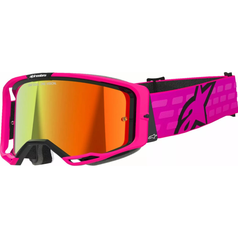 ALPINESTARS Gogle VISION 8 CORP PINK MIRROR-RED