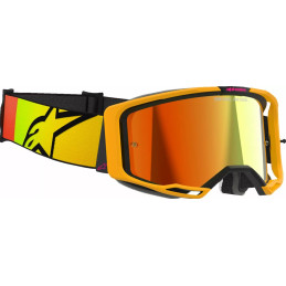 ALPINESTARS Gogle VISION 8 CORP Yellow/Pink MIRROR-RED