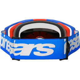 ALPINESTARS Gogle VISION 8 WORDMARK Blue/Orange MIRROR-RED