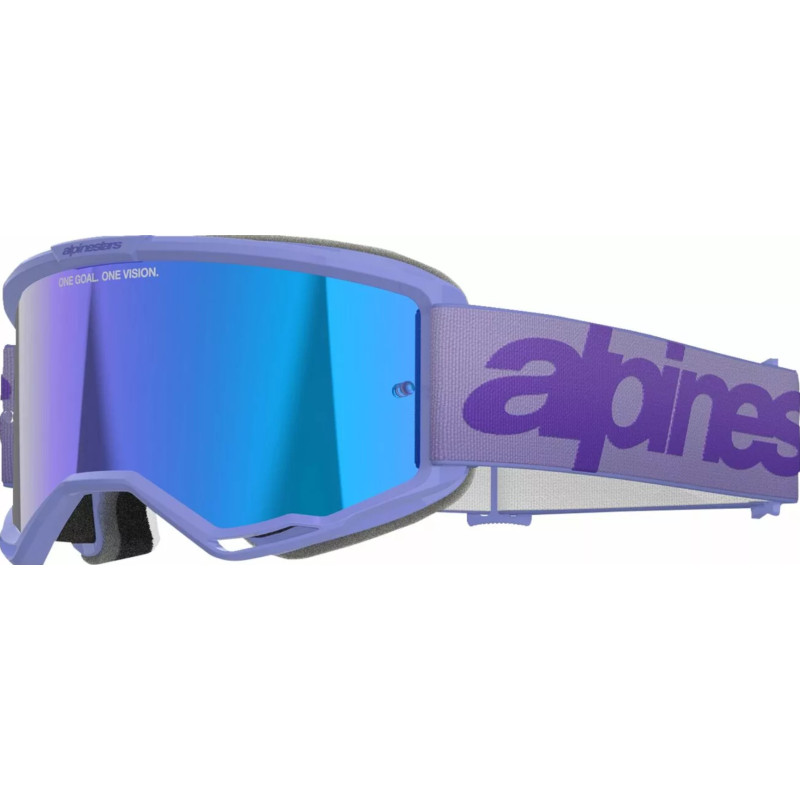 ALPINESTARS Gogle VISION 5 WORDMARK Purple MIRROR-BLUE