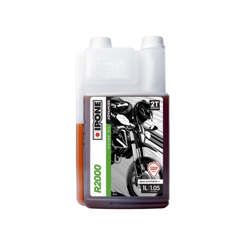 IPONE Olej silnikowy R2000 STRAWBERRY 2T 1L 801056 truskawka