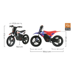 Pit Bike MRF eJOY 500 MX Niebiesko/Czerwony