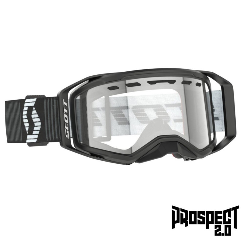 SCOTT Gogle Prospect 2.0 Enduro black/white / clear