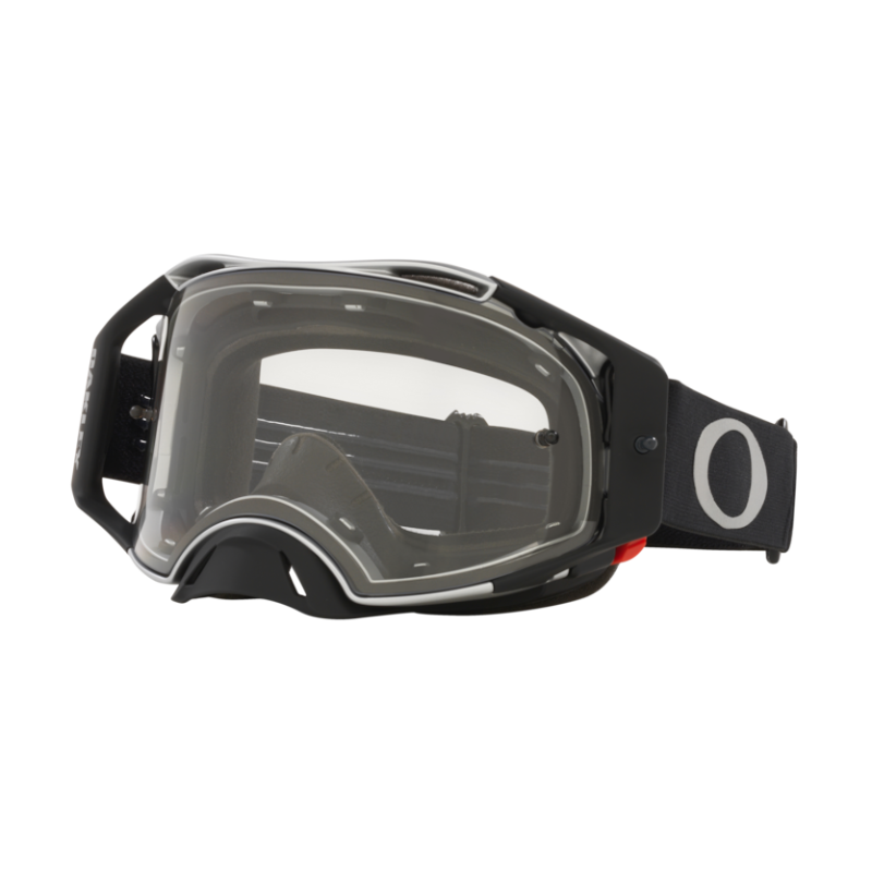OAKLEY gogle Airbrake MX Tuff Blocks black-gunmetal with Clear visor