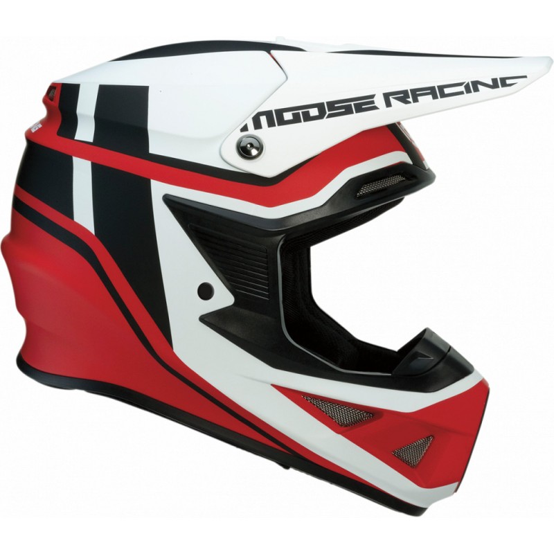 Kask Moose Racing S9 FI Session Red/White MIPS
