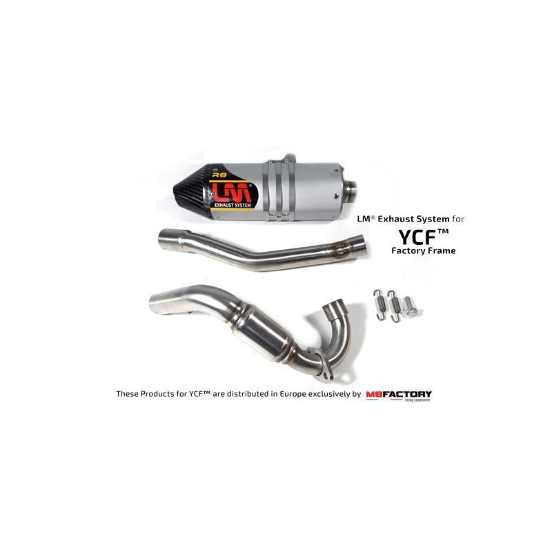 Wydech LM Exhaust R8 (CRF) - YCF Factory MB Factory