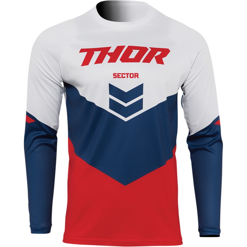 Bluza Thor S22Y Sector Chev Red/Navy Junior