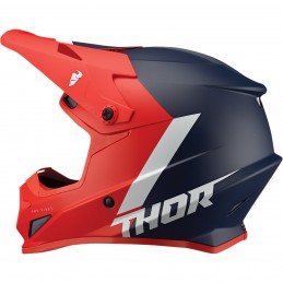 Kask Thor S22 Sector CHEV Red/Navy Senior