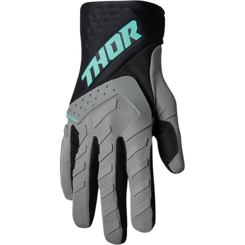 Rękawiczki Thor SPECTRUM S22 Gray/Black/Mint Junior