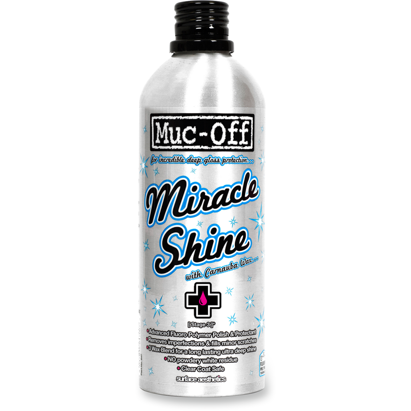 Preparat Miracle Shine polerująco-zabezpieczający na bazie wosku Carnauba Muc-Off- 500ml