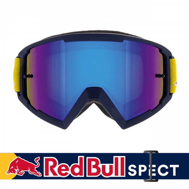 Gogle Red Bull Spect Whip Dark Blue - Szyba Blue Flash/Grey With Blue Mirror