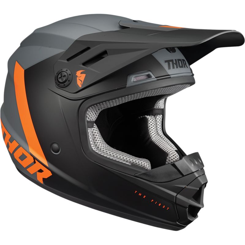 Kask Thor S22 Sector CHEV Charcoal /Orange Junior
