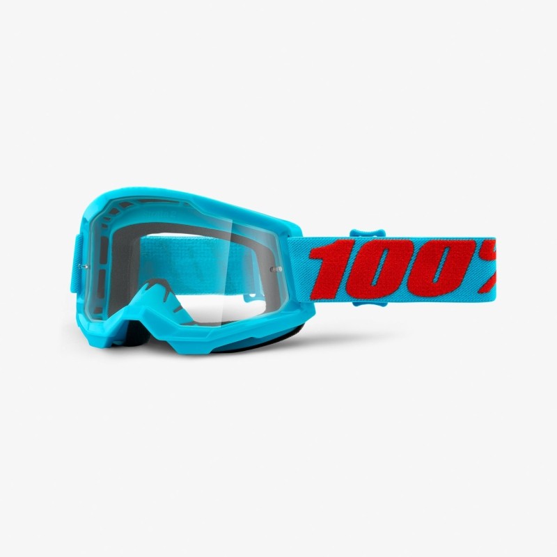 Gogle 100% STRATA 2 Summit Clear Lens Kolor Jasny Niebieski Szyba Przeźroczysta